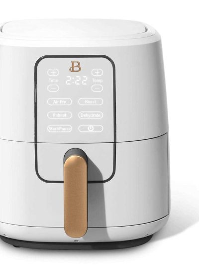 Beautiful Digital Air Fryer 6QT, White Icing
