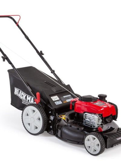 Black Max 21-Inch 150cc Gas Push Mower With Mow-N-Stow - MNA152717