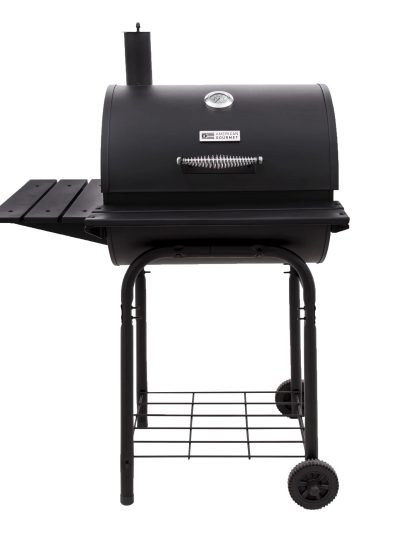 American Gourmet by Char-Broil Charcoal Barrel Outdoor Grill, 625 Sq In