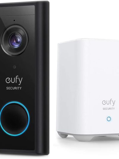 Anker eufy Security Wireless Video Doorbell, Battery-Powered, 2K HD