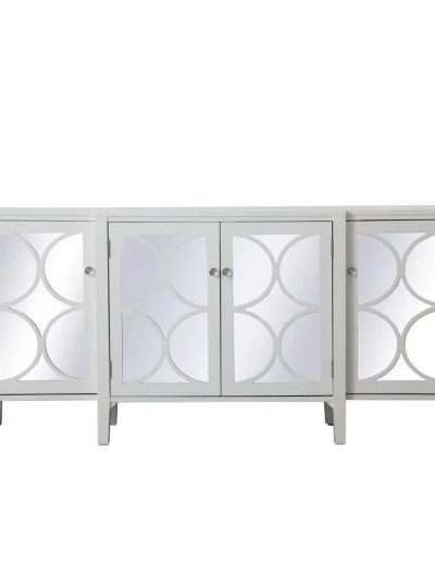 Bailey Street Home Mirrored Credenza, 34 Inches Tall, 16 Inches Wide - 779-Bel-5046518