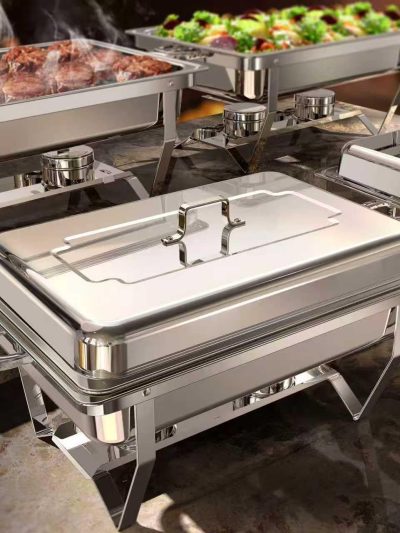9QT Chafing Dishes For Buffet, 4-Pack