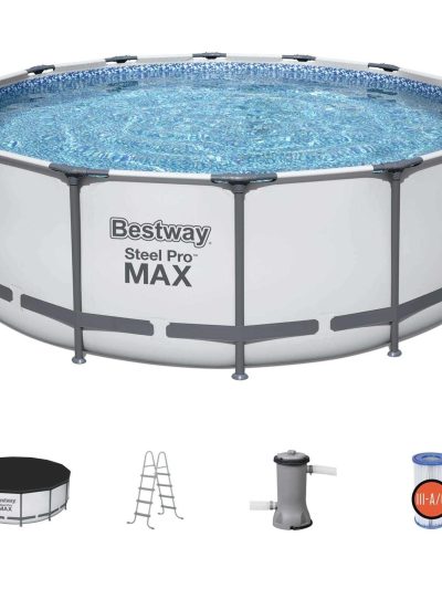 Bestway Steel Pro MAX Above Ground Round Swimming Pool Set