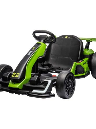 24V Electric Go Kart With 300W Motor, EVA Tire, Green