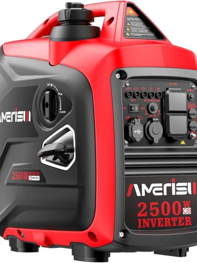 AMERISUN 2500W Portable Gas Powered Inverter Generator With CO Sensor - AM5020