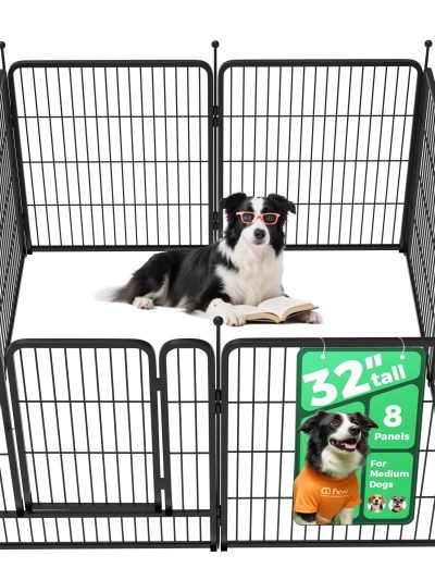 32 Inch Dog Playpen for Small Dogs