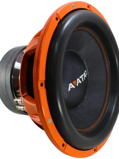 Avatar Tsunami Series 15in 3000W RMS 2-Ohm DVC Orange Subwoofer - AT-STU-1546-D2