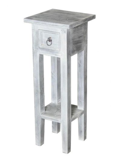 Bailey Street Home End Table, 26.8 inch, White Wash Finish - 2499-Bel-3332196