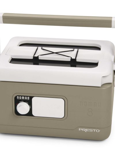 8-Quart Traveling Slow Cooker With Cool-Touch Design, Locking Lid And Removable Nonstick Pot