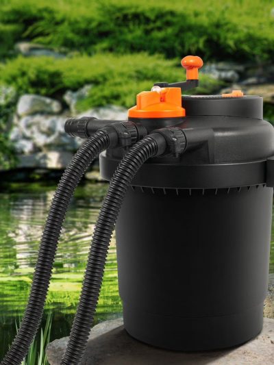 Bio Pressure Pond Filter With 13W UV-C Light, 1580 GPH, Up To 1600 Gallons