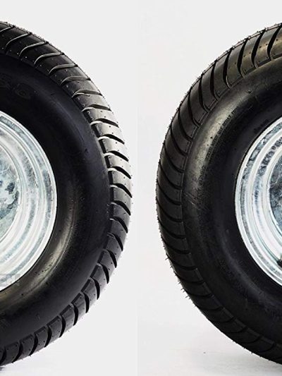 205/65-10 Trailer Tire With 5 Lug 4.5 inch Bolt Pattern, Load Range E, 1535 lbs Capacity
