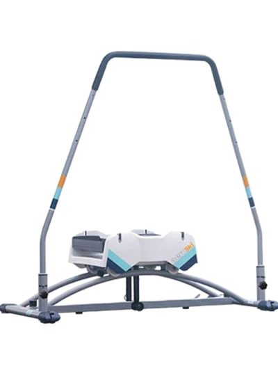 Aeroski Ski Fitness Workout Machine With Recoil Spring Resistance, Gray - 2.0