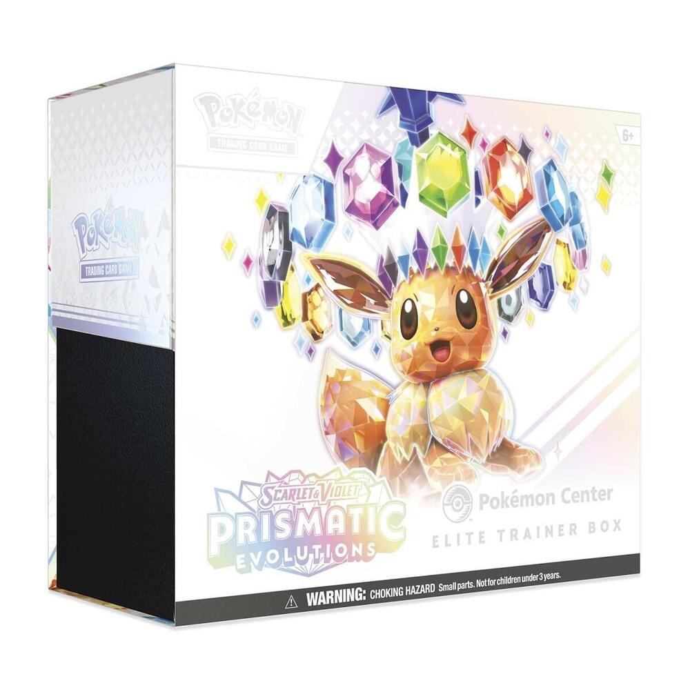 Pokémon Prismatic Evolutions Pokémon Center Elite Trainer Box