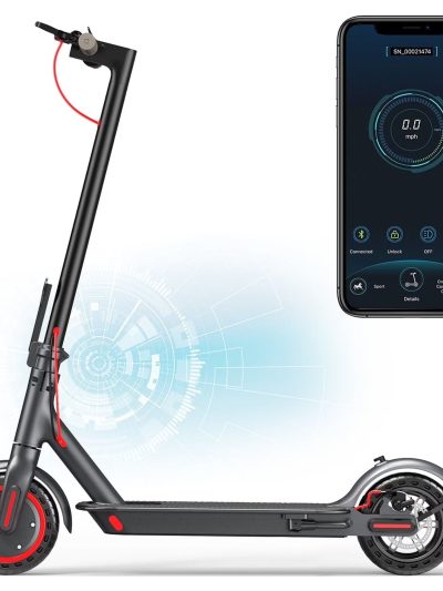 AOVOPRO Foldable Electric Scooter For Adults, 350W, 8.5 inch, 21 Miles Range - ES80