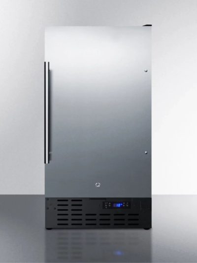 ADA-Compliant 18 inch Wide Frost-Free Freezer, Stainless Steel - Built-In Or Freestanding