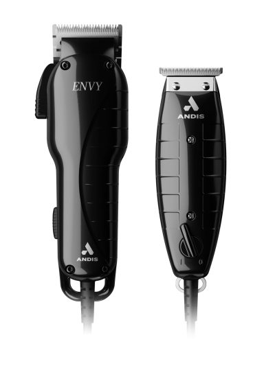 Andis Professional Stylist Combo Hair Clipper And Trimmer 17 Piece Set, Black - 66620