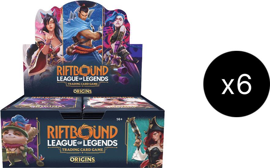 Riftbound Origins Booster Display Case (6 Boxes)