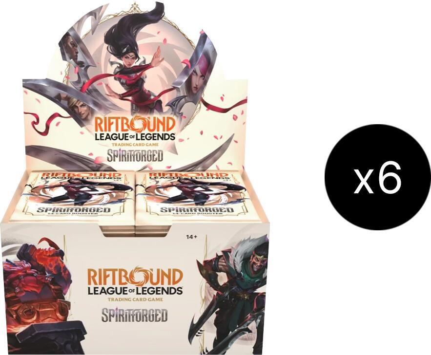 Riftbound Spiritforged Booster Display Case (6 Boxes)