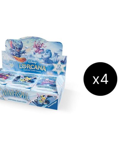 Disney Lorcana Winterspell Booster Box Case (4 Boxes)