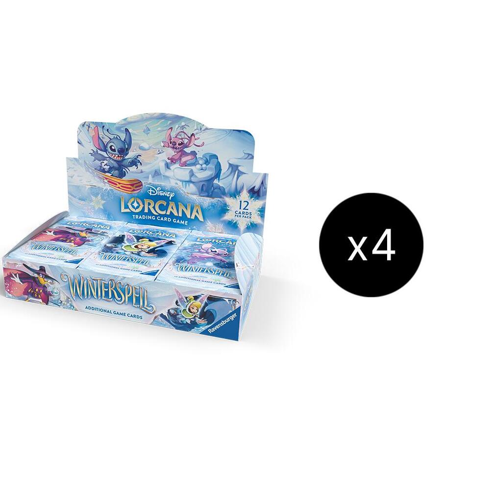 Disney Lorcana Winterspell Booster Box Case (4 Boxes)