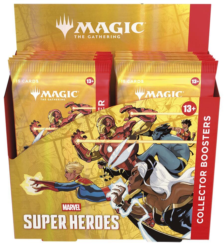 Magic: The Gathering Marvel Super Heroes Collector Booster Box (12 Packs)