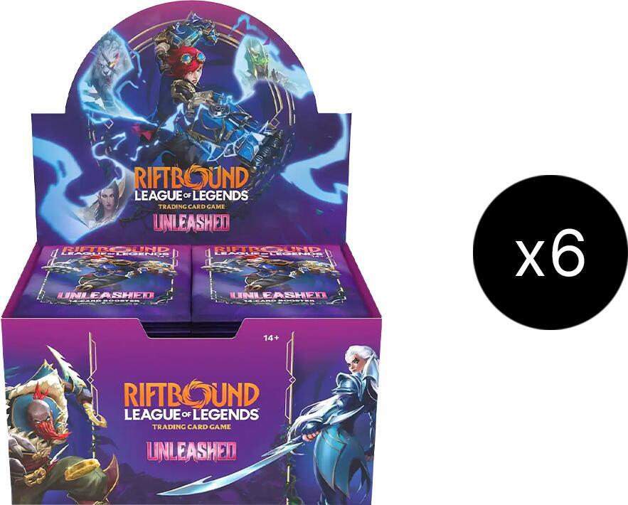 Riftbound Unleashed Booster Display Case (6 Boxes)
