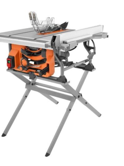 10-Inch Portable Jobsite Table Saw With Folding Stand