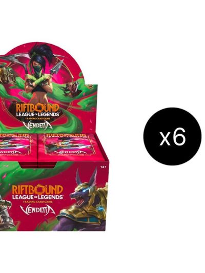 Riftbound Vendetta Booster Display Case (6 Boxes)