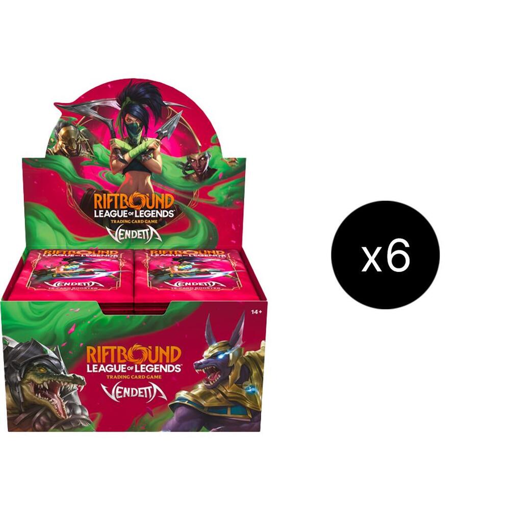 Riftbound Vendetta Booster Display Case (6 Boxes)