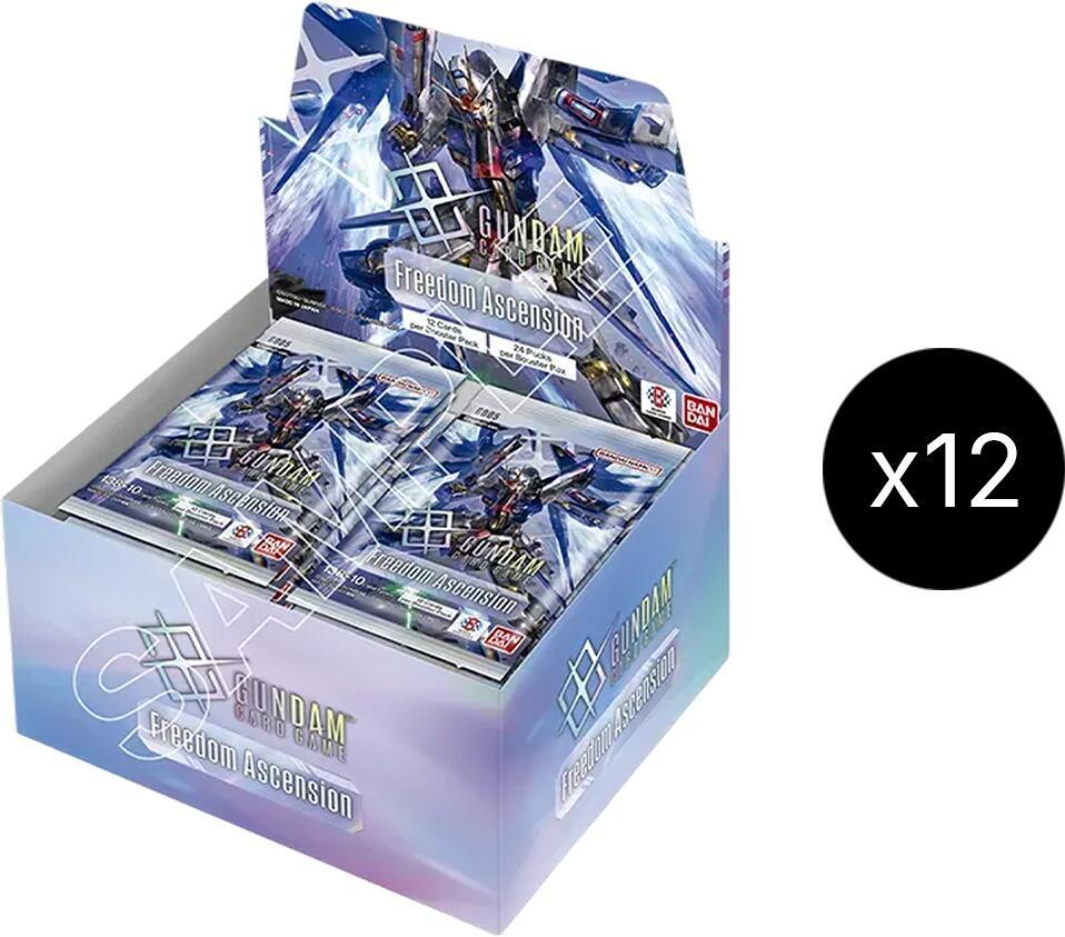 Gundam Freedom Ascension Booster Box Case (12 Boxes)
