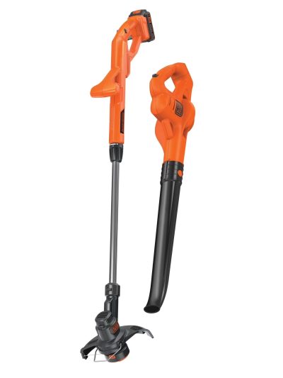 BLACK+DECKER 20V MAX Lithium 10 In. String Trimmer/Edger And Hard Surface Sweeper Combo Kit - LCC221