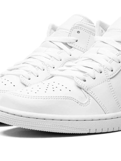 Air Jordan 1 Mid Triple White Lifestyle Shoes