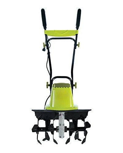 16-Inch 12-Amp Electric Tiller And Cultivator - Green