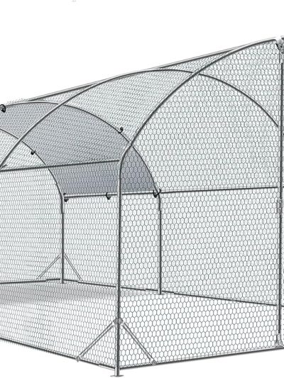 Betterhood Metal Chicken Coop With Cover, 9 ft W x 19 ft L x 6.5 ft H