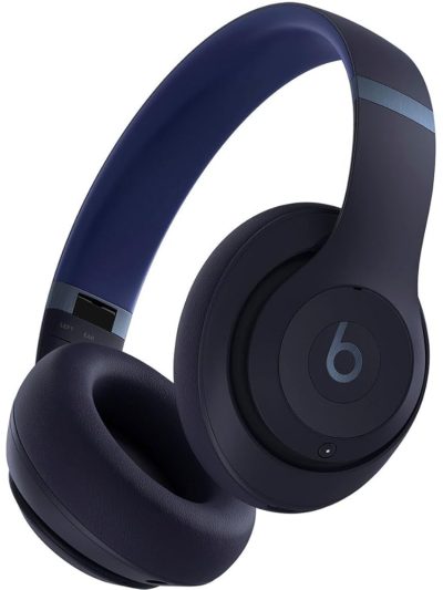 Beats Wireless Bluetooth Noise Cancelling Headphones, Navy - Studio Pro (Renewed)