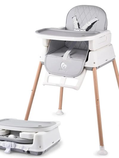 3-in-1 Convertible Baby High Chair and Booster, Ages 6 Months and Up, Unisex