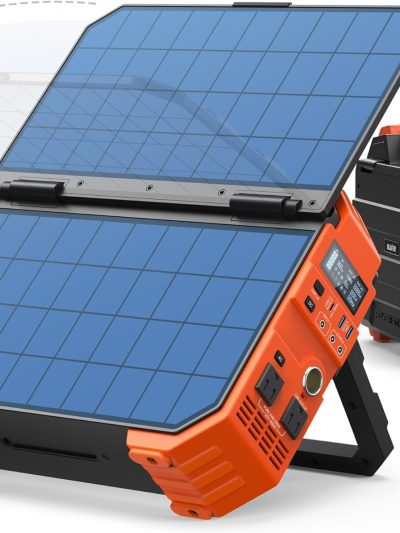 BLAVOR Portable Power Station 1600W 1024Wh LiFePO4 Battery With Built-In 40W Solar Panel - S1600