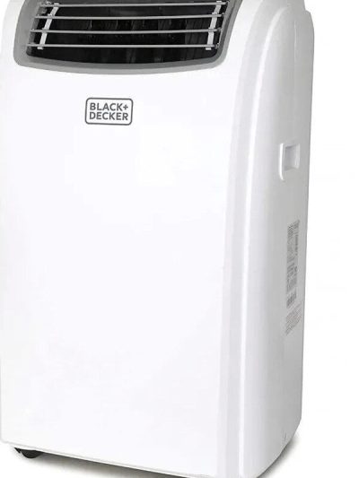BLACK+DECKER 14,000 BTU Portable Air Conditioner With Heat And Remote Control - White