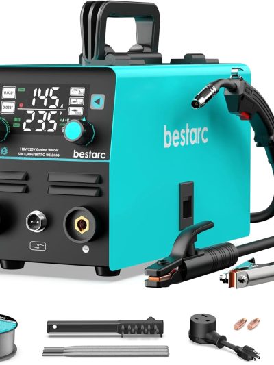 bestarc 145A 3-in-1 MIG Welder, 110V/220V - MIG145-9GEN-110/220V, MIG145-1122