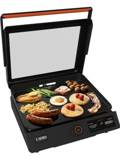 Blackstone E-Series 17-Inch Electric Tabletop Griddle With Hood - 238 Sq In