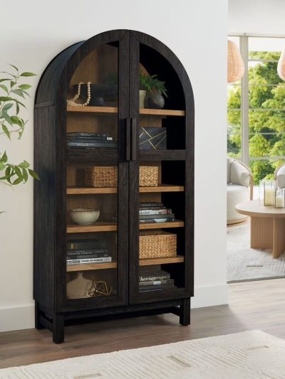 Better Homes & Gardens Juliet Arch Accent Cabinet, Black Finish - BHF336158813005, BHF336158813031, BHF336158813035