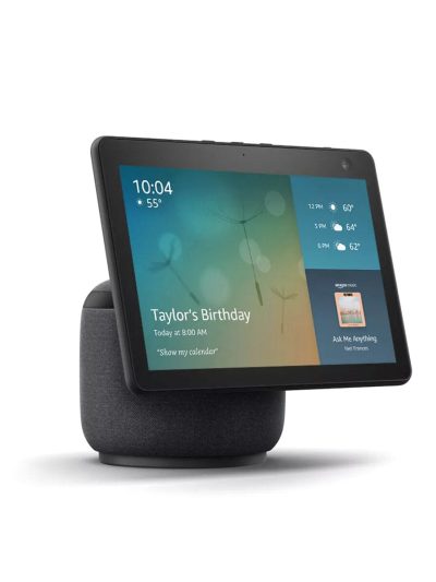 Amazon Echo Show 10 3rd Gen HD Smart Display With Alexa, 10.1in Screen, 13MP Camera, Charcoal