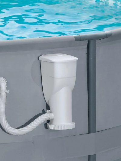 2-in-1 Filter Pump And Skimmer System With Clamps And 1.5-Inch Hose