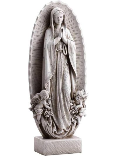 Avalon Gallery Our Lady Of Guadalupe Marian Garden Statue 22.5-Inch