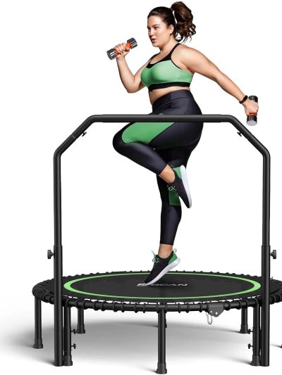 BCAN Foldable Fitness Trampoline 40in/48in, 450/550 LBS Capacity