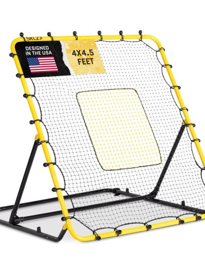 Baseball & Softball Fielding Trainer Rebounder Net - Portable Practice Equipment