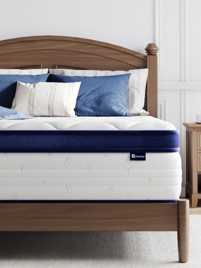 Avenco Queen Mattress, 10 Inch, Medium Plush Support With Individually Pocket Springs