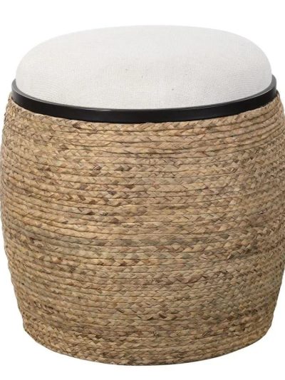 Bailey Street Home 19 inch Accent Stool - 208-Bel-4261658