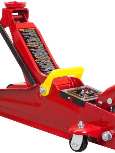 Big Red Hydraulic Low Profile Floor Jack, 2.5 Ton, Red - W8255AM