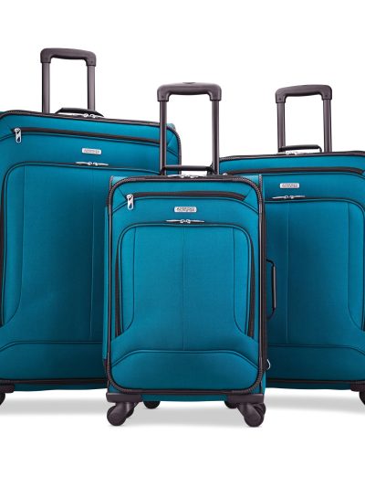 American Tourister Softside Spinner Luggage Set, 3 Piece - POP Max